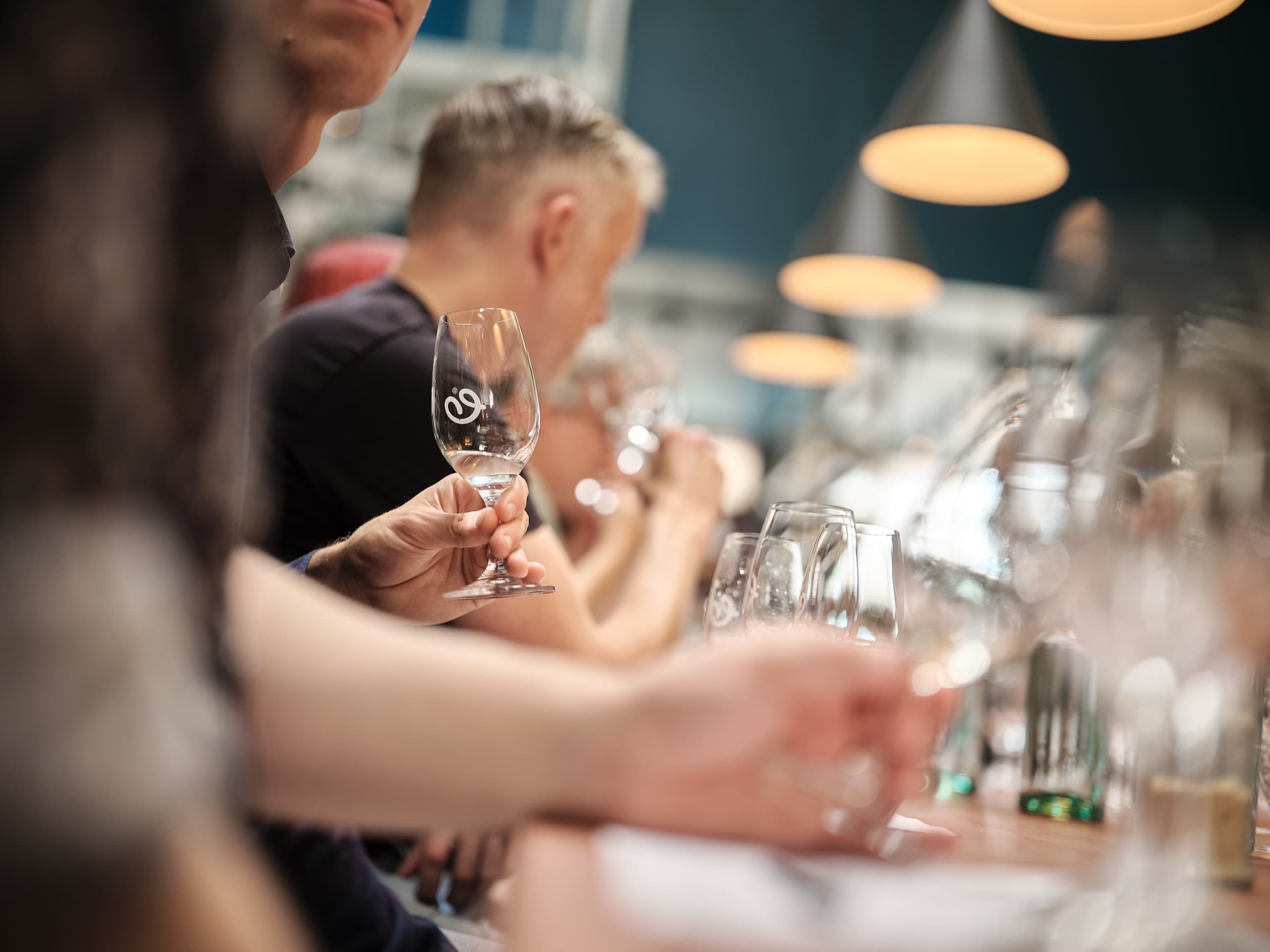 Destillerilunch i maskinrummet